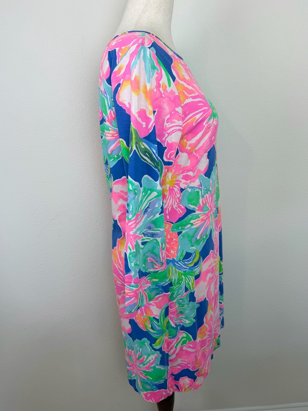 Lilly Pulitzer Beckon Blue Marlowe Dress in  Jungle Utopia - Picture 6 of 10